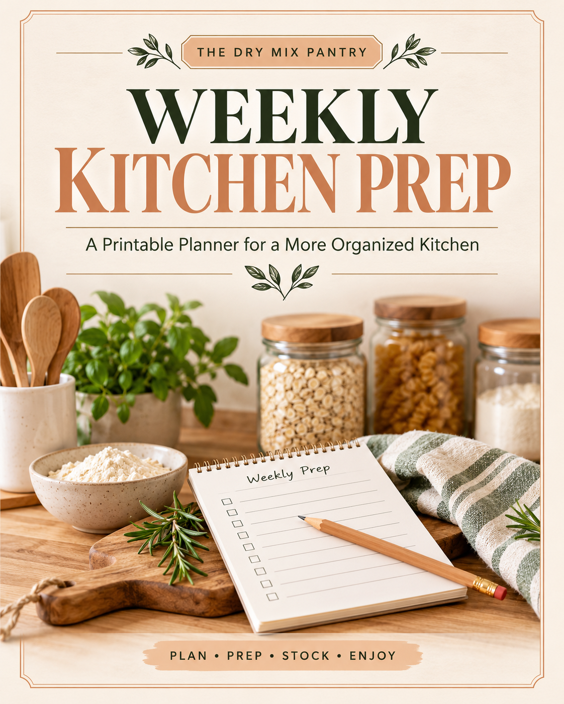 Weekly Kitchen Prep List